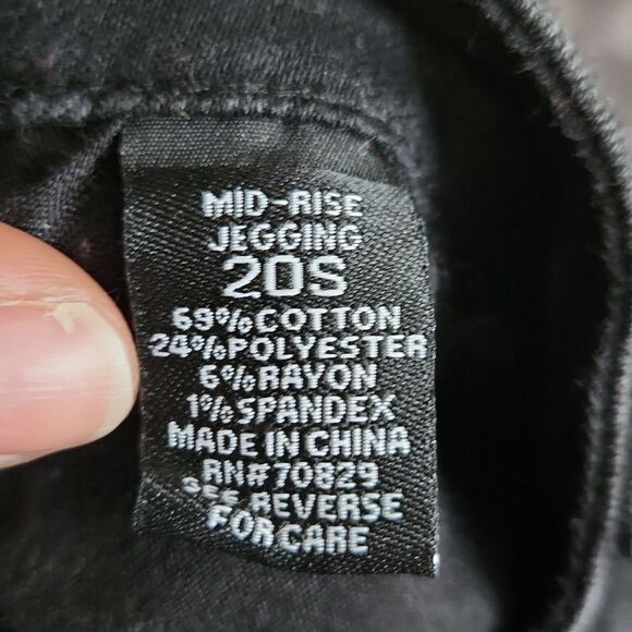 Rue 21 Size 20s Womens Black Mid Rise Jegging - Picture 3 of 3